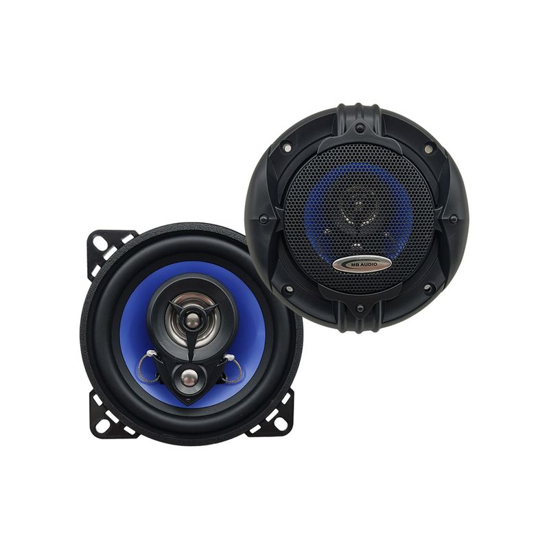 اسپیکر پشت و جلو خودرو ام بی آدیو مدل mb 1013 سایز 4 اینچ بسته دو عددی